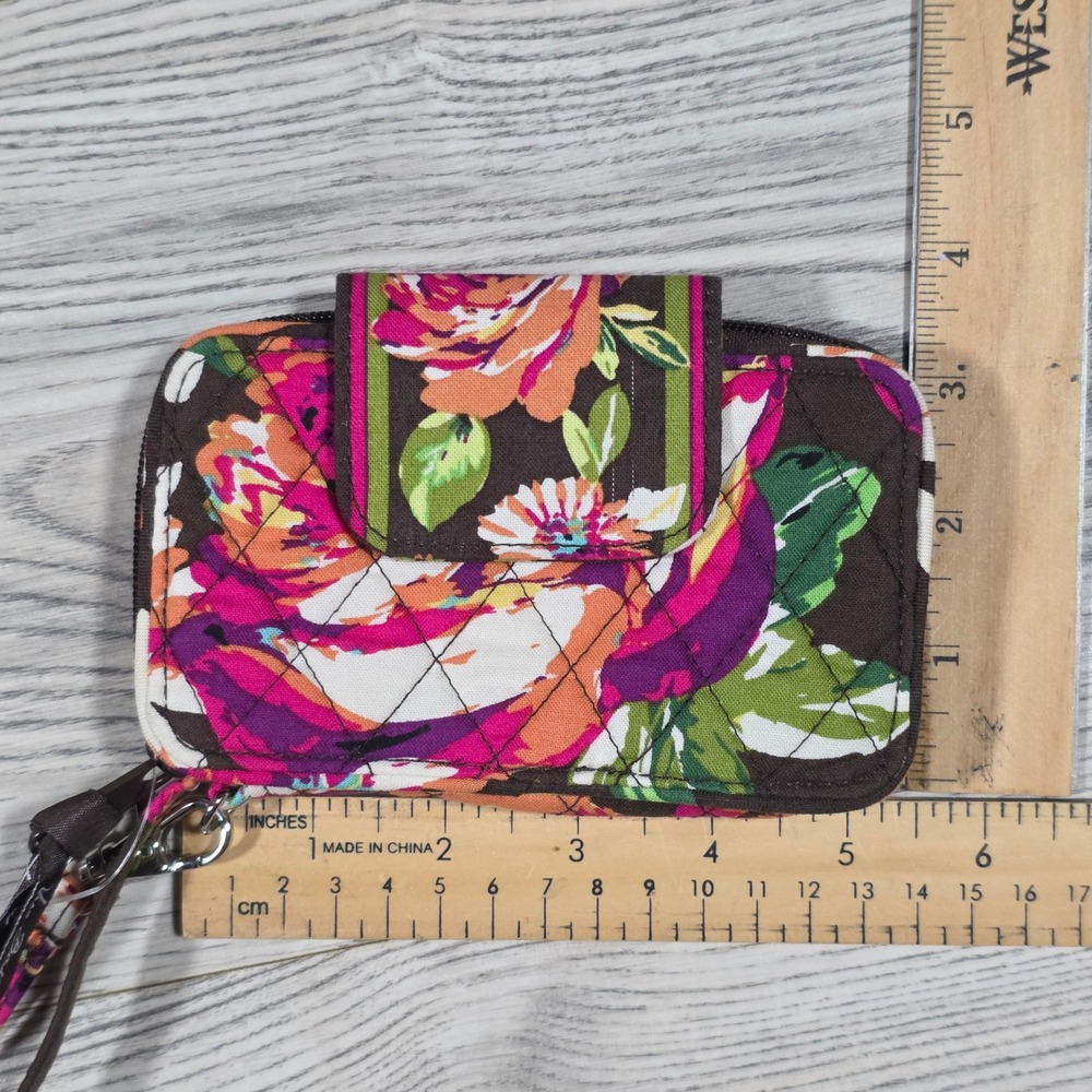 Vera Bradley Wristlet in English Rose - Picture 6 of 7